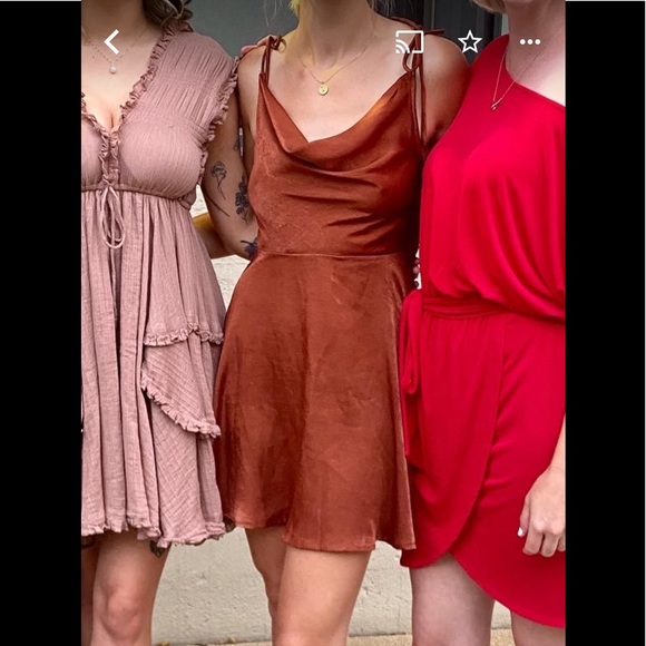 Lulu’s satin mini dress - Picture 3 of 5